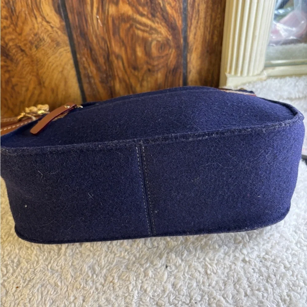 Kate Spade Navy and Brown Shoulder Bag